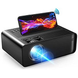 Mini Proyector, Xinteprid Wifi Movie Projector 7000l Con Syn Color Negro