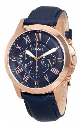 Reloj Fossil Cuero Hombre Fs4835 Original