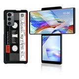 Funda Para Movil Rossy ,para LG Wing 5g Retro Audio Cassette