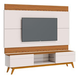 Rack Bancada 2 Gavetas E Painel Para Tv Classic 2.2 Off