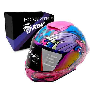 Casco Buster Koi Rosa Kov | Envío gratis
