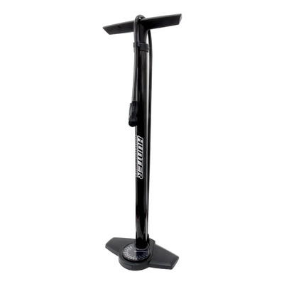 Bomba De Aire De Piso Hunter Manometropara Bicicleta Color Negro