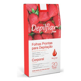 Sábanas Depilflax Ready Para Depilación Corporal Con Fresas C/20