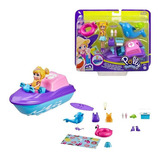 Paquete De Aventuras Acuáticas Polly Pocket Doll Gxv26 Mattel