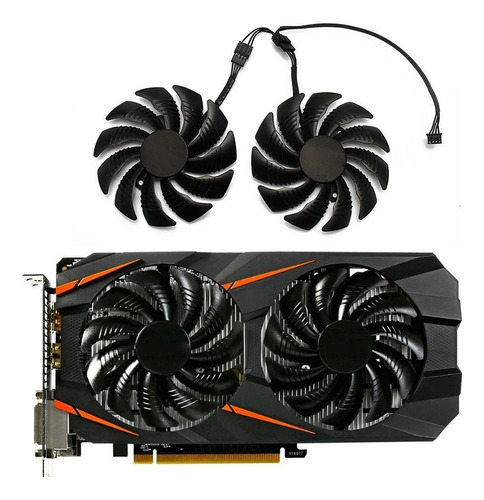 Ventilador Gpu De 88 Mm For Redeon Aorus Rx580/570 (2 Unida