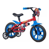 Bicicleta Infantil  Homem Aranha Menino Aro 12 Nathor