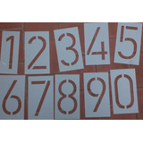 Stencil Plantillas Numeros De 0 A 9_8cms