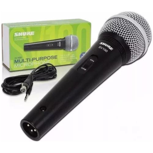 Microfone C/fio Shure - Sv-100-w