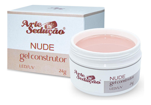 Gel Arte Sedução Para Alongamento De Unhas, Nude 24g