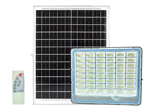 Reflector Solar 400w Led Automática Recargable Intemperie