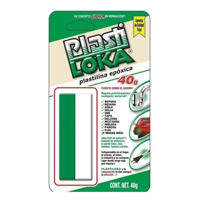 Plastilina Epóxica Plastiloka 40gr Kola Loka