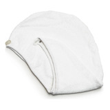 Turbante Toalla Blanco Con Boton