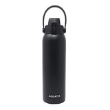 Aquatix Fliptop Aq-ftp-blk-32 Aquatixbotella De Doble Pared