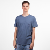 Remera Rusty Panama Pocket Azul Hombre