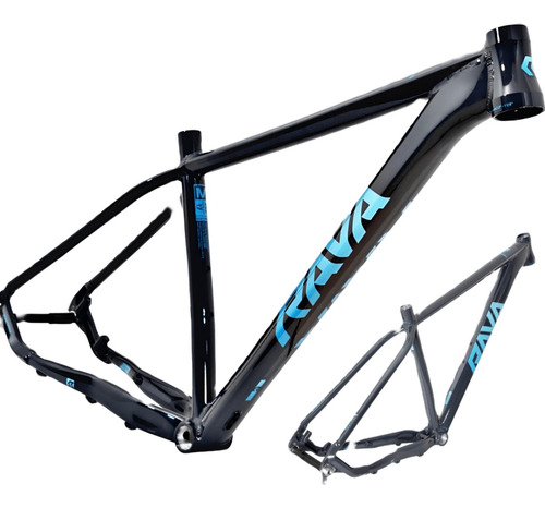 Quadro Bicicleta Bike Mtb Aro 29 Rava Cave Alumínio Azul