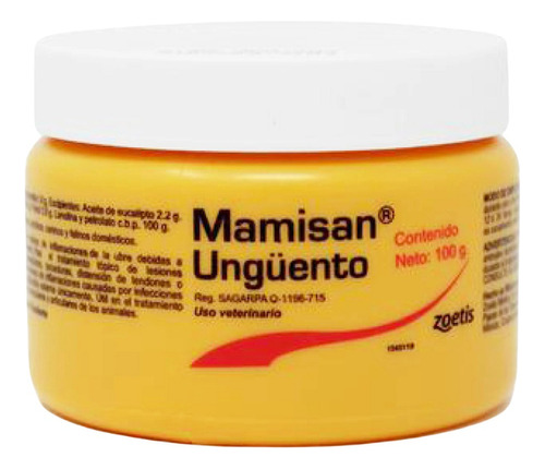 Mamisan 100 Grs Zoetis Pomada Ungüento Nuevo Original