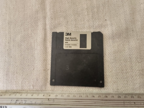 Disquete Para Computador Antigo 3m 1,44mb Cod 4382