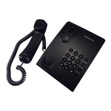 Teléfono Fijo Panasonic Kx-ts500 Negro Envio