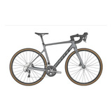 Bicicleta Ruta Scott Addict 40 2023 Carbon 10 Vel Gris Tamaño Del Marco 52 Cm