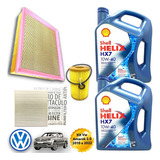 Kit Service Vw Amarok 2.0 Aceite Shell Hx7 8l + 3 Filtros 