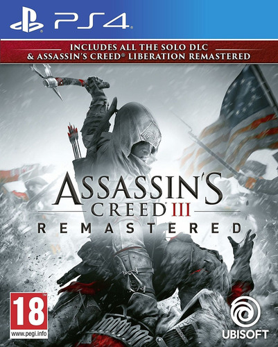 Juego Assasins Creed Iii Remastered Ps4 Fisico Sellado