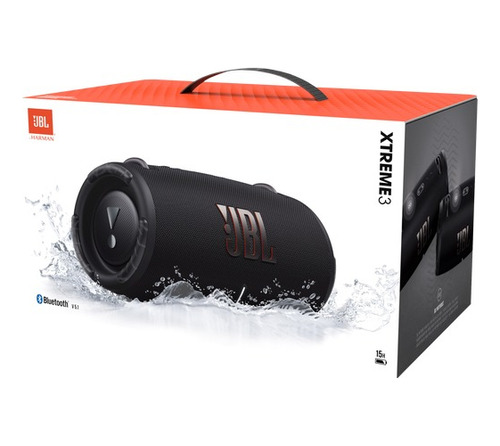 Caixa De Som Bluetooth Xtreme 3 50w À Prova D'água Preta Jbl