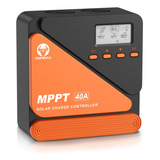 Topbull Mppt Controlador De Carga Solar 40a 12v 24v Sistema 