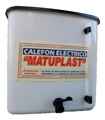 Calefón Eléctrico Ducha Pvc Resistencia A Bronce Matuplast