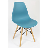 Cadeira Eames Wood Design Eiffel Sala Quarto Manicure Preto Estrutura Da Cadeira Verde/petróleo