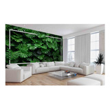Adesivo De Parede Mural Verde Plantas Folhas 12m² Xna250