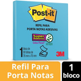 Post-it Colorido Notas Adesivas 76x76 90 Folhas 3m Original