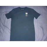 E Remera Under Armour Talle S Algodon Usa Azul Art 55983