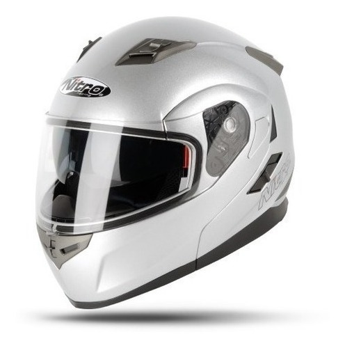 Casco Rebatible Doble Visor Nitro F342 Delisio Motos