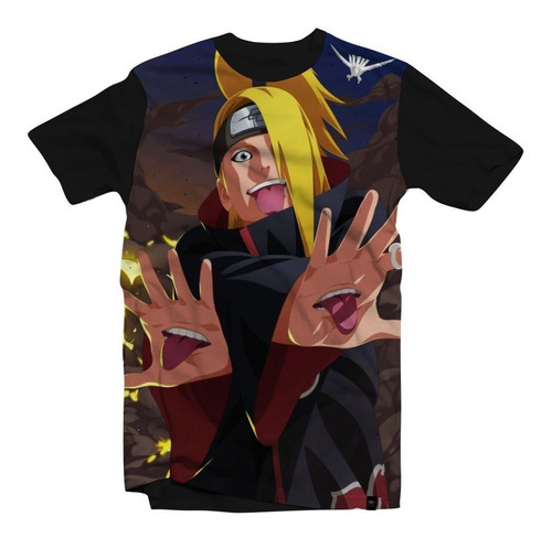 Camiseta/camisa Naruto Shippuden -  Deidara Akatsuki