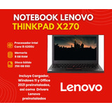 Oferta Por Pocos Dias! Lenovo Notebook X270 8 Gb Ram 256 Ssd