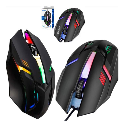 Mouse Gamer  P/ Jogos Notebooks Computador Led Sensor Optico