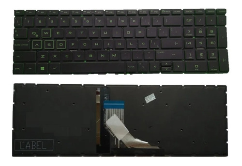 Teclado Hp Pavilion Gaming 15-dk 15t-dk 15-cx 15t-cx 15-ec