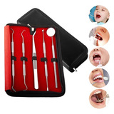 Set De 5 Herramienta De Limpieza Dientes Acero Inoxidable