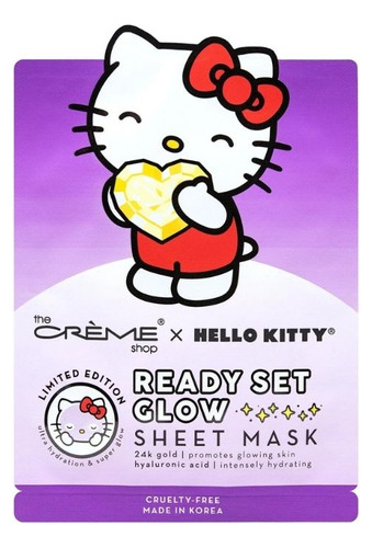 Mascarilla Hello Kitty Ready Set Glow Sheet Mask