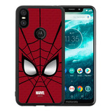 Funda Moto One Piderman Marvel Hd Tpu/al  Uso Rudo 