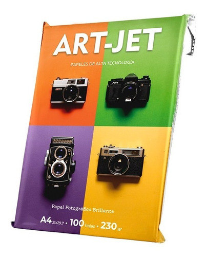 Papel Glossy Foto Fotográfico A4 230gr X 500h Hojas Art-jet®