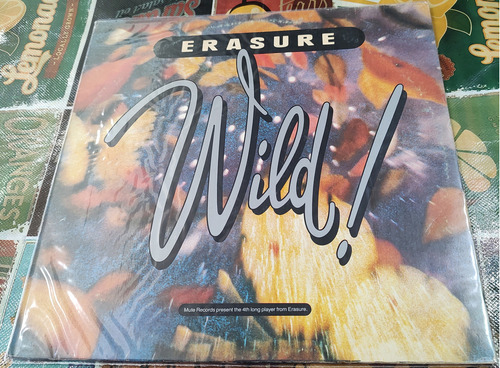 Erasure - Wild! Lp Brasil 1r Edic Pet Shop Boys Yazoo D Mode