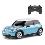 Auto Radio Control Mini Cooper 1:14 Rastar Color Azul