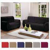 Kit Capa Sofa 2/3 Lugares 21 Elásticos Varias Cores