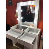 Bonito Vanity Nuevo Echo. En Madera Mdf Acabado Fino Blanco