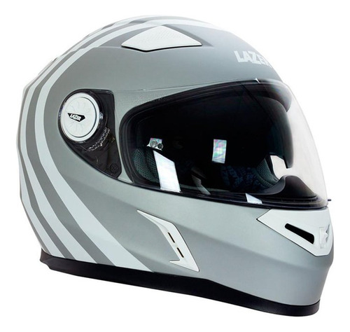 Casco Lazer Bayamo  All Star  Gris Blanco