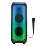 Caixa De Som Sumay Elegance X Bass Bluetooth 1000w -1  Mic Cor Preto