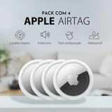 Rastreador Airtag Apple Kit Contém 4 Unidades 