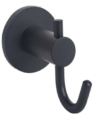 Percha Gancho Baño Accesorio Bronce Inoxidable Negra Mate