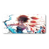 Mousepad Xxl 80x30cm Cod.515 Chica Anime Katana